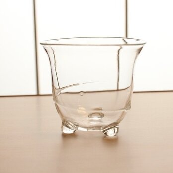 『冷茶グラス白』耐熱ガラスの画像
