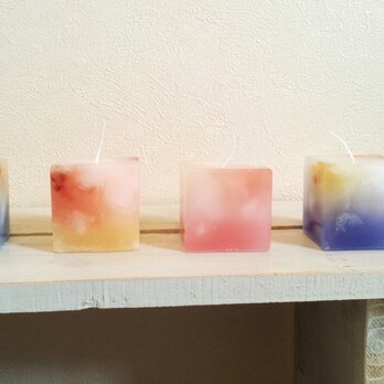 【再販】cube candle set キューブキャンドルセットの画像