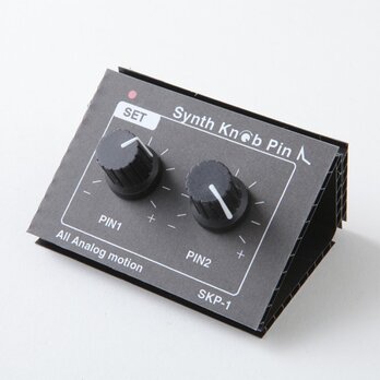 SKP-1MK-Ⅱブラック シンセサイザーツマミ型プッシュピン　Synth Knob Pinの画像