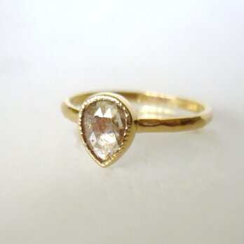 sold ナチュラルダイヤモンドの指輪(ベージュ)の画像