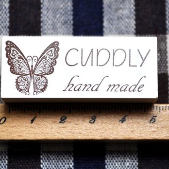 蝶cuddly handmadeスタンプ・はんこの画像
