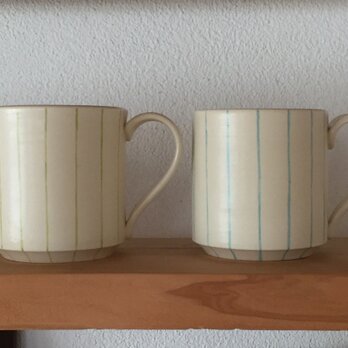 mug　ｰgreen＆blueｰの画像