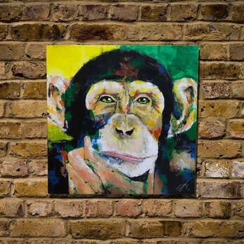 Monkey 猿のスプレーアート作品の画像