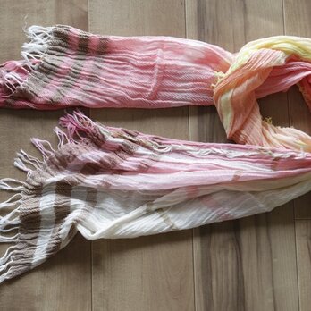 roots shawl MIDDLE cotton100　16-b08の画像