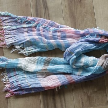 roots shawl MIDDLE cotton100　16-b10の画像