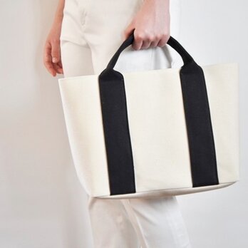 帆布A4トートバッグ＜キナリ×クロ＞