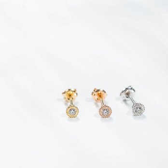 Verseau -Pierce-◇K18WG×Diamond 0.03ctの画像