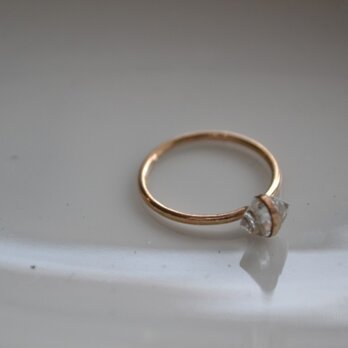 【k14gf】Herkimer ring【受注製作】の画像