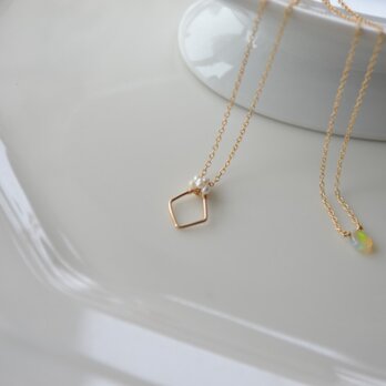 【k14gf】simple necklace【受注製作】の画像