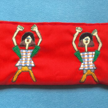 横長大きめポーチ ウォリャッ！