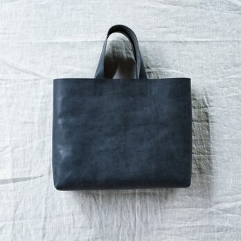 『 霞 』革袋 navy S3 肘掛け