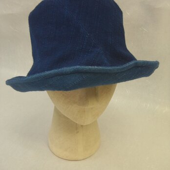 slod out 藍染のたためる夏の帽子の画像