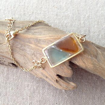 [展示のみ]シーグラスのブレスレット