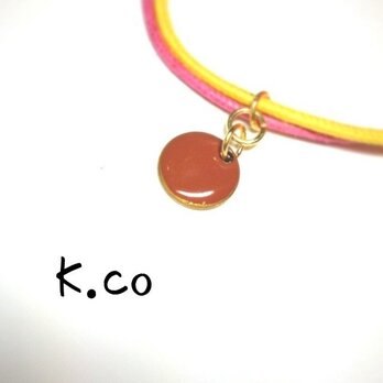 【bracelet】 Yellow × Pinkの画像