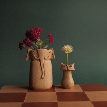 SAVANNA   Chess vase      サバンナ　チェスベース　”ルークとポーン”の画像