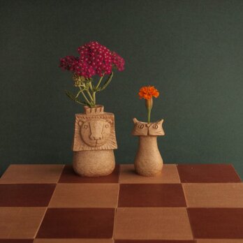 SAVANNA   Chess vase      サバンナ　チェスベース　”キングとポーン”の画像