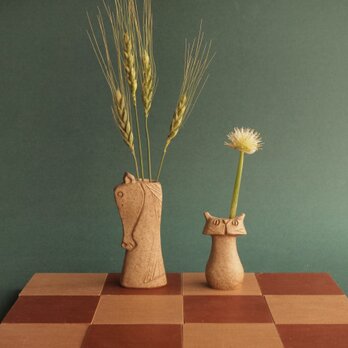 SAVANNA   Chess vase         サバンナ　チェスベース  "ナイトとポーン”の画像