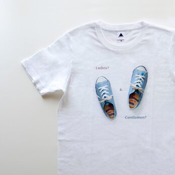 Ladies & Gentlemen! 5oz　Tシャツ　white（TRS-700）の画像