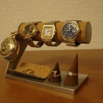 腕時計、懐中時計、ダブルリングトレイスタンドの画像