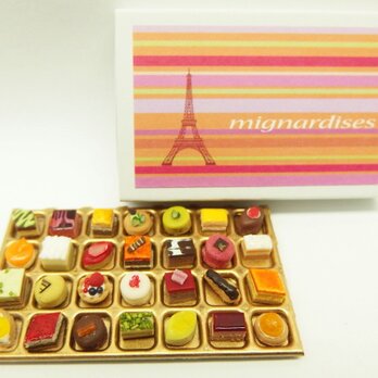 マッチ箱の中のミニチュア　フランスのお菓子102の画像