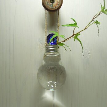 白熱電球を使って作った花瓶　☆「閃閃煌煌」☆の画像