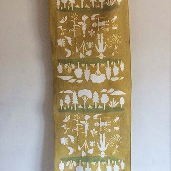 柿渋・草木染手ぬぐい　夏の山のくらし2017