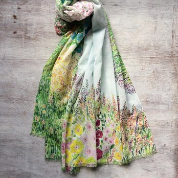 コットンシフォンストール「メドウ」