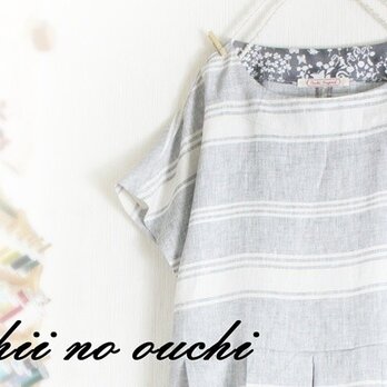 しっとりリネン100♪ドルマンロングワンピース♡