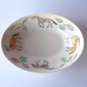 楕円鉢「ユニコーン」