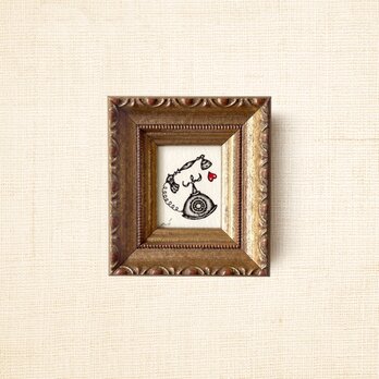 ミニ額縁 原画【 あなたにcall♡ 】