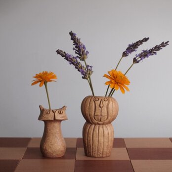 SAVANNA   Chess vase         サバンナ　チェスベース  " ビショップとポーン”  イエローオーカーの画像