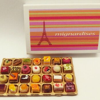 マッチ箱の中のミニチュア　フランスのお菓子104の画像