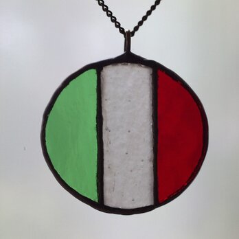 国旗　ネックレス（イタリア）の画像