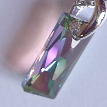 【スワロフスキーqueen baguette（13.5mm）のネックレス】Crystal Paradise Shineの画像