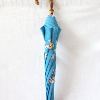 型染め 日傘「春の野花」