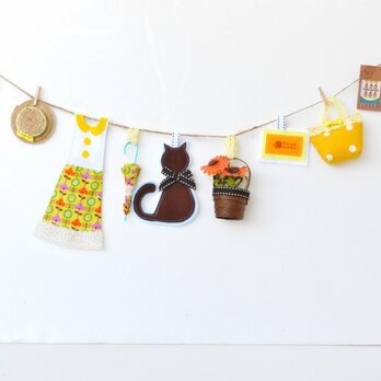 新作★とっても元気な黄色のナチュラルガーランド