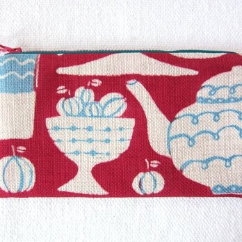 型染め ポーチS「キッチンの風景」