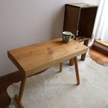 【木工部再開】アンティーク風リメイク家具　お部屋のカフェテーブルの画像