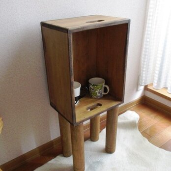 【木工部再開】アンティーク風リメイク家具　お部屋のカフェラックの画像