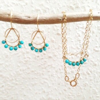 baby turquoise setの画像