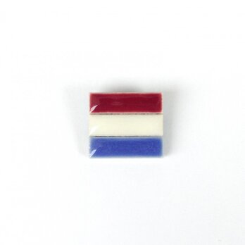 受注生産 オランダ国旗のブローチの画像