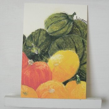 pumpkin / postcard 2枚組の画像