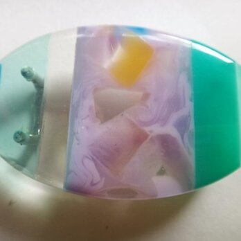 カラフル帯留め　№１２の画像