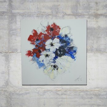 Flower / 花のキャンバス絵画　スプレーアート作品の画像