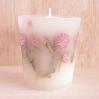 ボタニカルアロマキャンドル（千日草）No.154