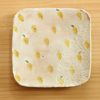 粉引きレモンのトースト皿。の画像