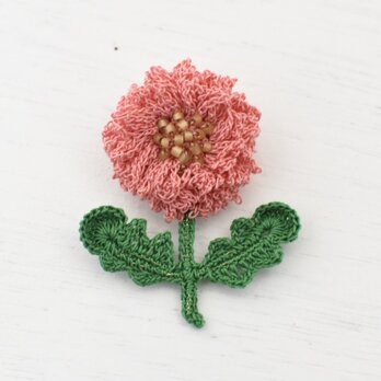 flower brooch B - ももいろの画像