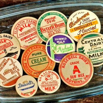 U.S.A. Vintage ミルクキャップＬセット DA-CO061