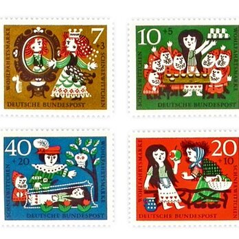 ドイツ童話切手（白雪姫）Germany　DA-STE056の画像