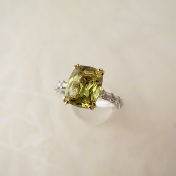 　ＳＶ 　Lemon quartz　Lei Ringの画像